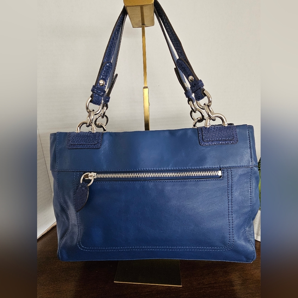 Coach Penelope Snake Embossed Leather F16531 Shoulder Bag - Picture 2 of 11